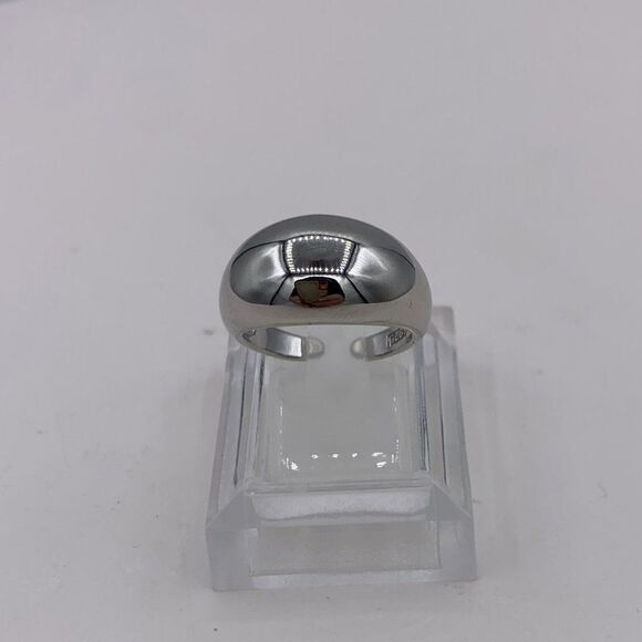 Ring, new, no tags, solid 925 sterling, adjustable, minimalist, modern classic - Picture 1 of 17